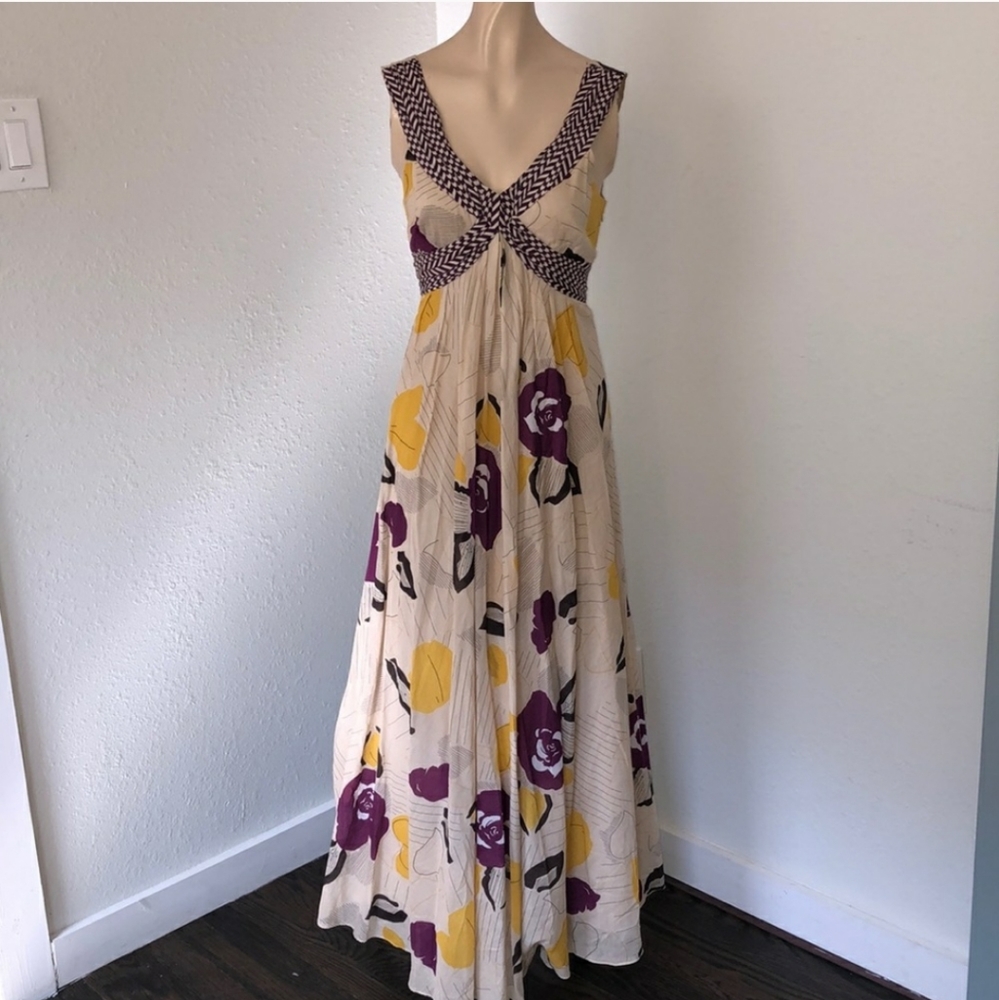 Anthropologie Moulinette Soeurs Maxi Dress Sz 6